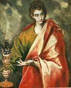 El Greco st john the evangelist oil on canvas